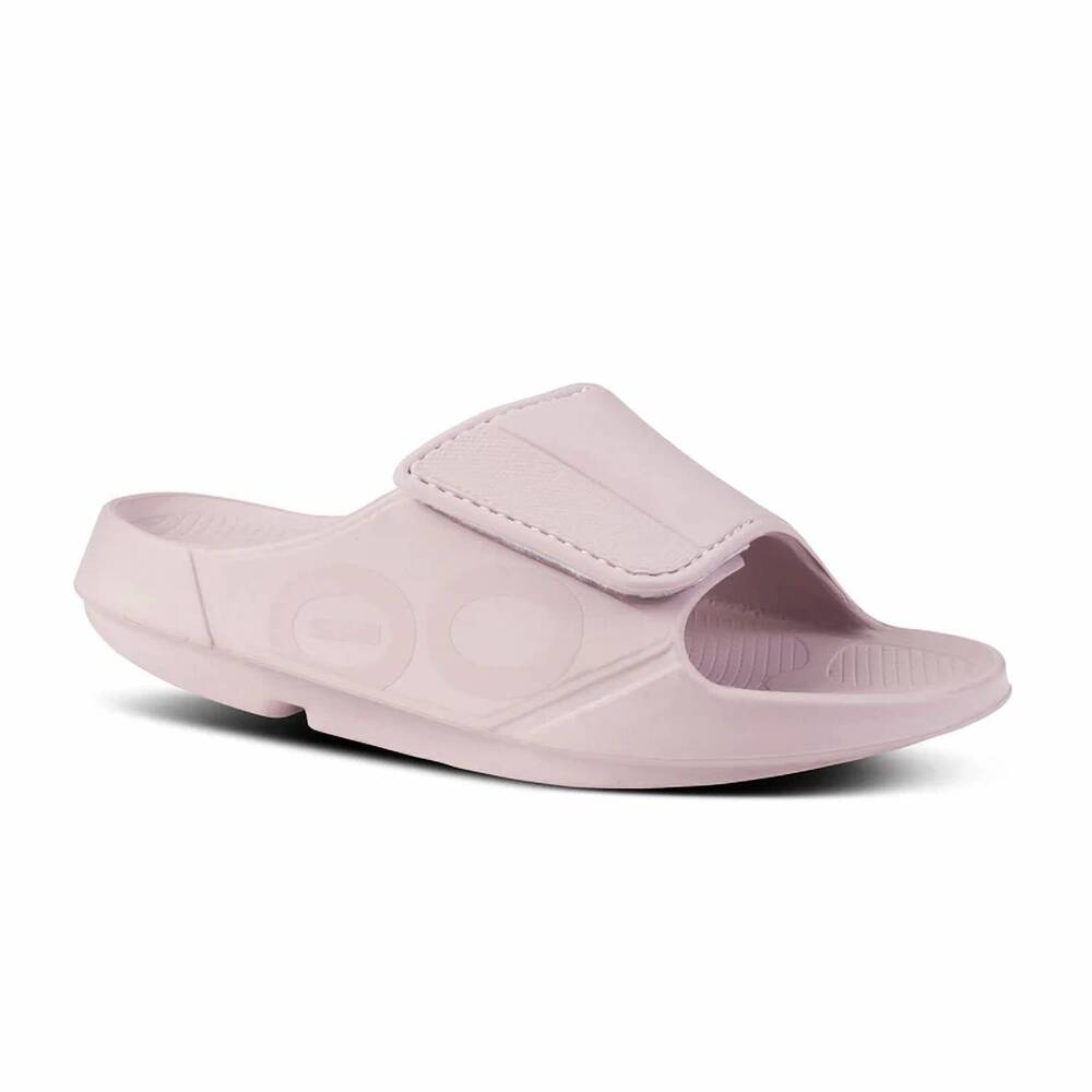 NEW OOFOS unisex ooahh sport flex sandal in stardust